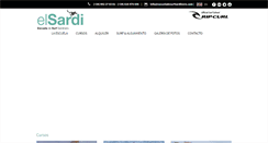 Desktop Screenshot of escueladesurfsardinero.com